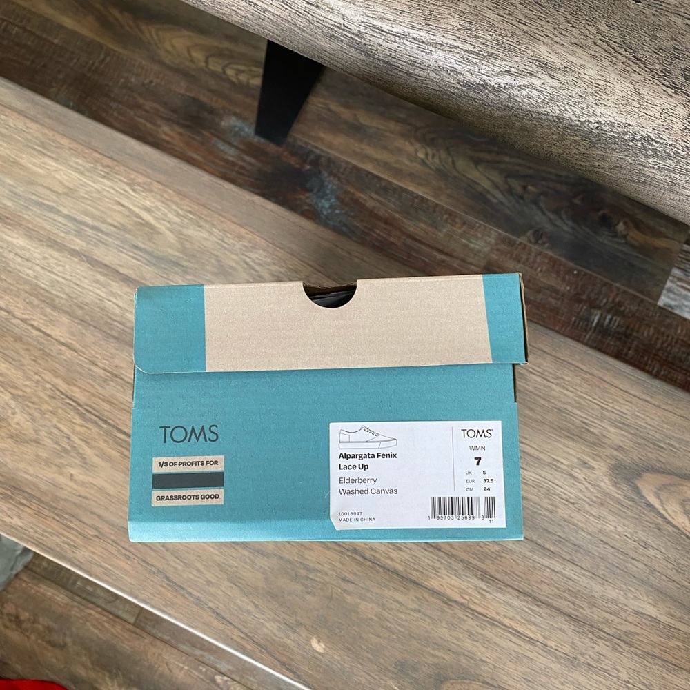 Toms light purple Alpargata Fenix lace up sneaker - Picture 7 of 7